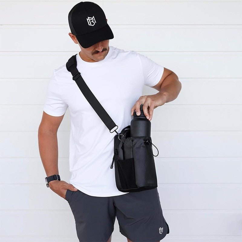 Eprolo magnetic sling bag for men and women, stylish travel and gym bag with secure magnetic closure and ergonomic design.