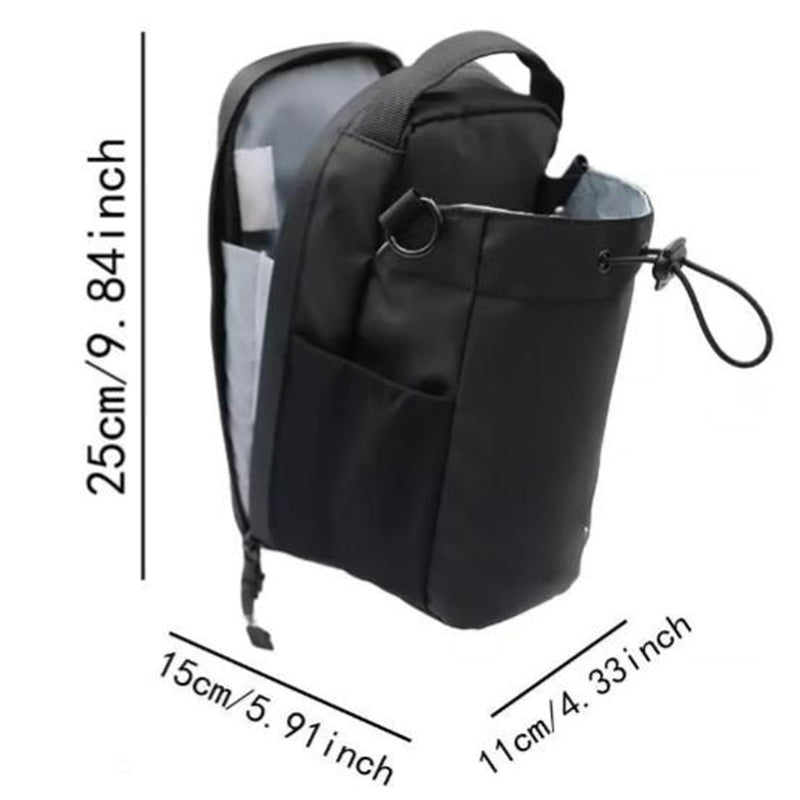 Eprolo magnetic sling bag for men and women, stylish travel and gym bag with secure magnetic closure, keeps belongings off the floor.
