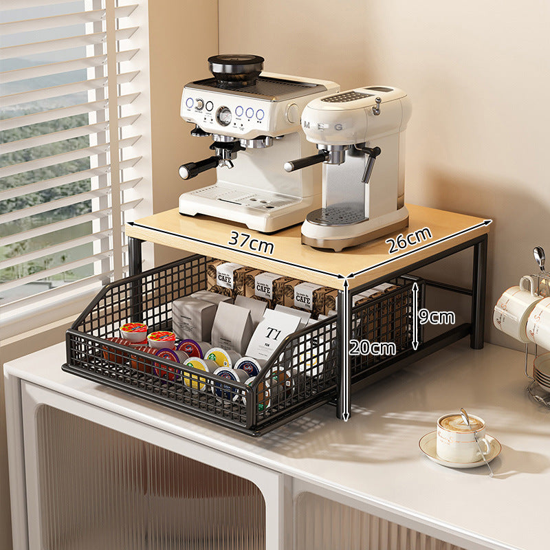 eprolo modern kitchen microwave shelf with elegant space-saving design for countertop appliance storage
