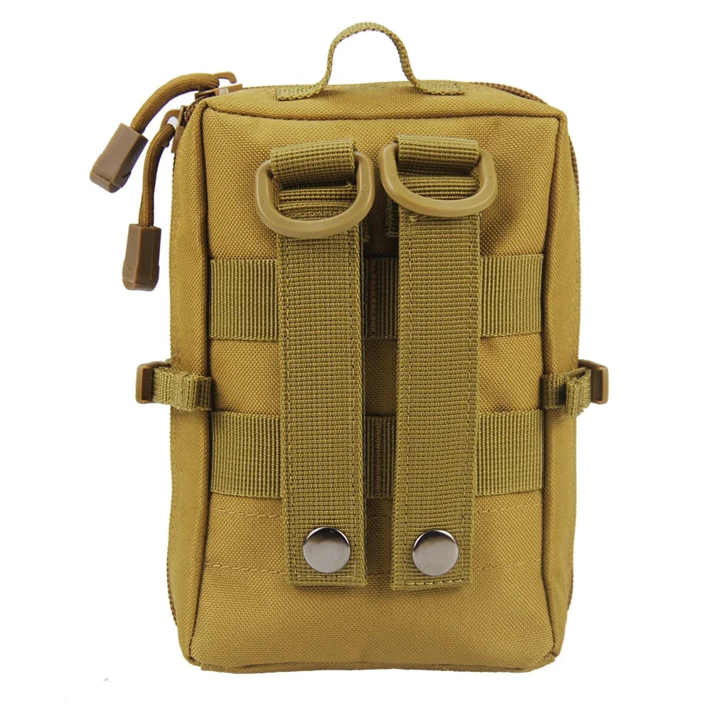 Eprolo multifunction tactical pouch with military Molle design, hip waist bag, phone case, and wallet for camping and hiking.