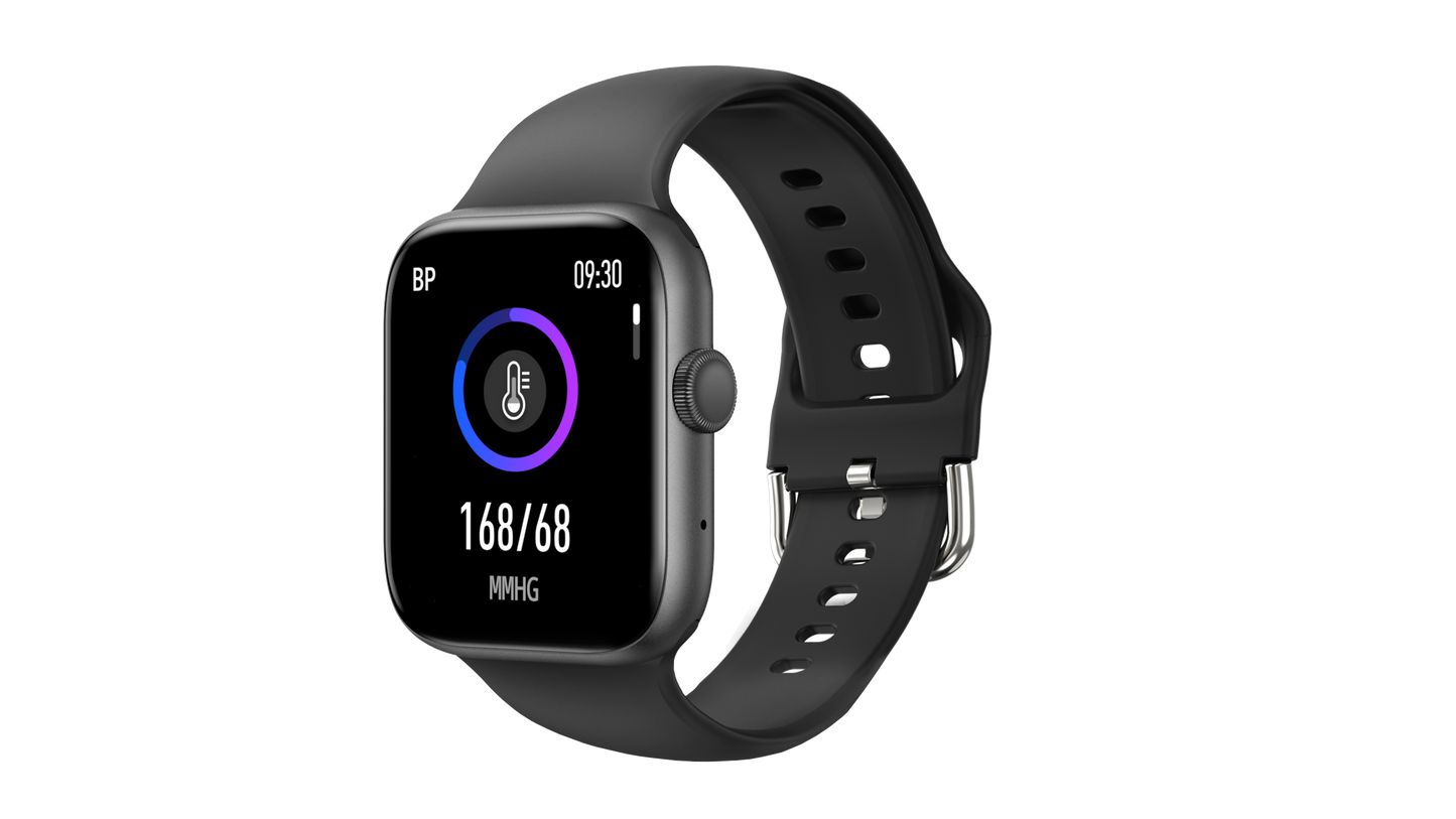 Eprolo NK03 smart bracelet with large screen displaying heart rate, sleep monitoring, Bluetooth call, and music controls.