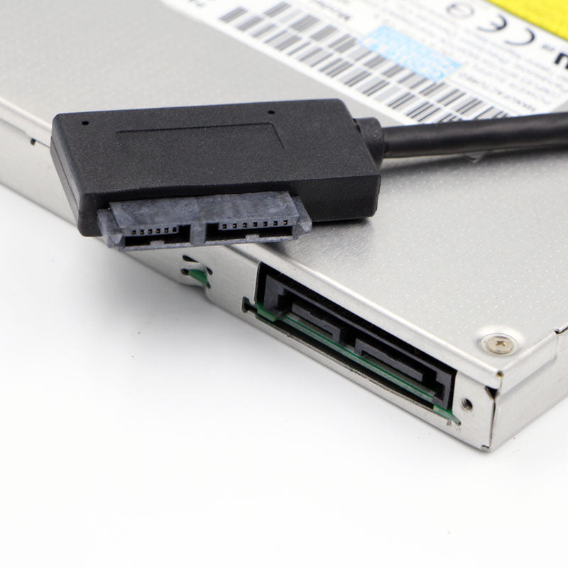 eprolo Notebook SATA to USB adapter cable with 6+7P connectors for easy connection of SATA drives to USB 2.0 ports