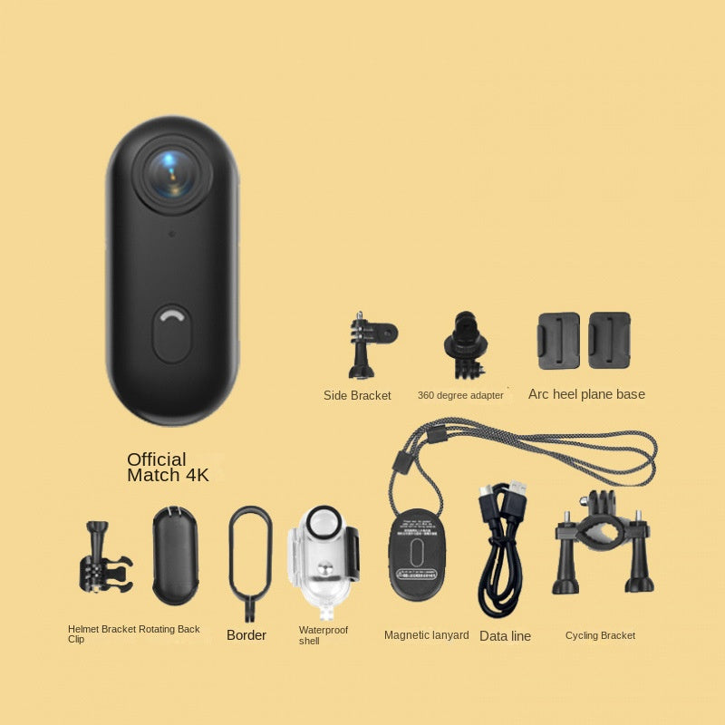 Eprolo thumb bike camera with magnetic clip, sports camera and pet recorder, compact and lightweight for outdoor activities