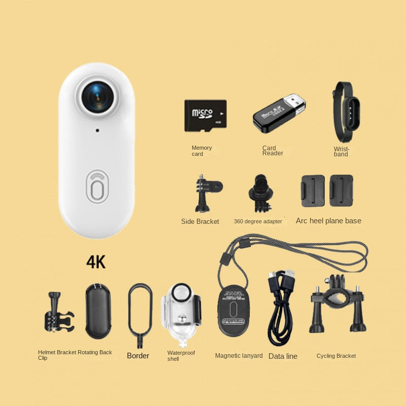 eprolo Thumb Bike Camera with magnetic back clip, sports camera and pet recorder, compact and portable for outdoor use