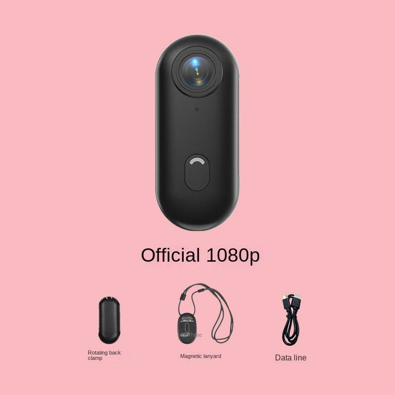 eprolo Thumb Bike Camera with magnetic back clip, sports camera and pet recorder, compact and portable for outdoor use