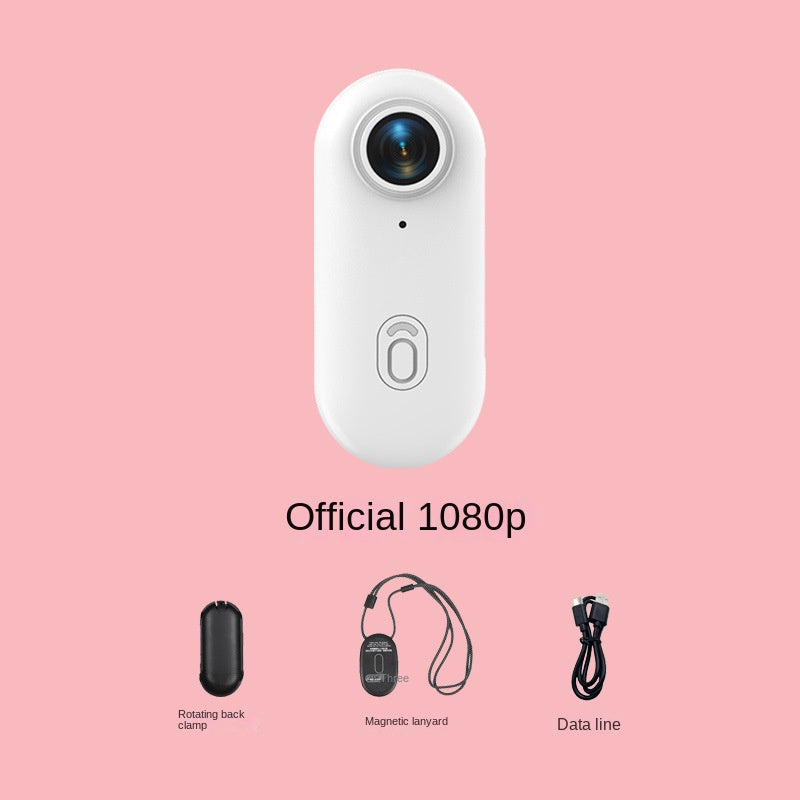 Eprolo thumb bike camera with magnetic back clip, sports camera and pet recorder, compact and lightweight for outdoor use