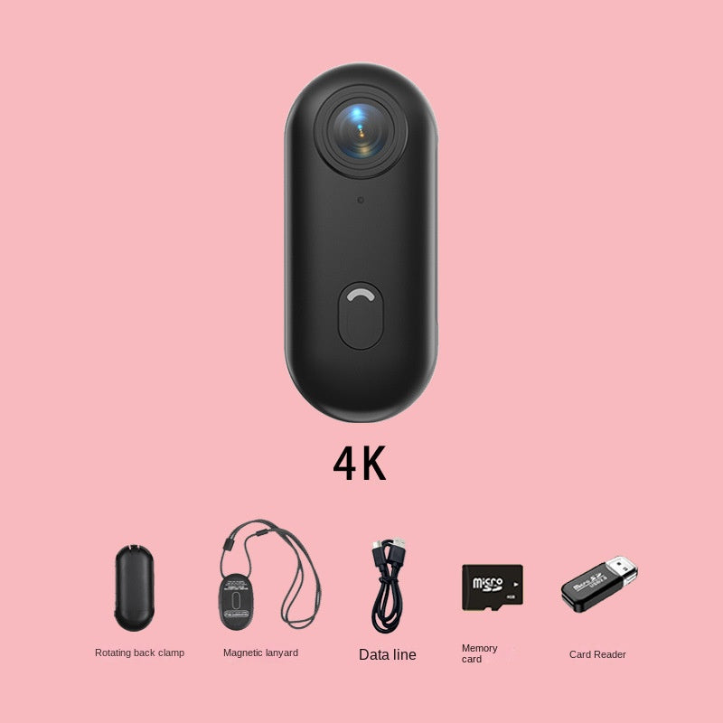 eprolo thumb bike camera with magnetic back clip, sports camera and pet recorder device showing compact design and clip attachment