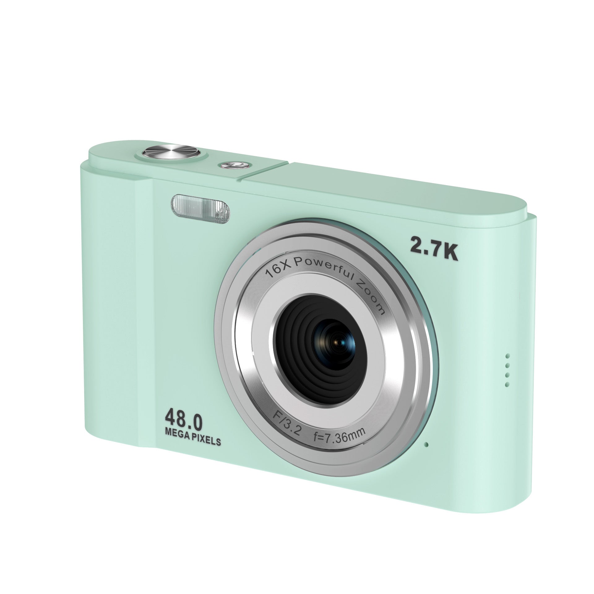eprolo 48MP HD digital camera with 2.8-inch LCD, 16x zoom, periscope lens, auto focus, supports video recording, ideal as a gift