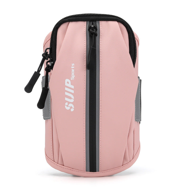 Eprolo outdoor fitness arm bag with elastic waterproof wrist phone holder for men and women, suitable for running and outdoor activities.