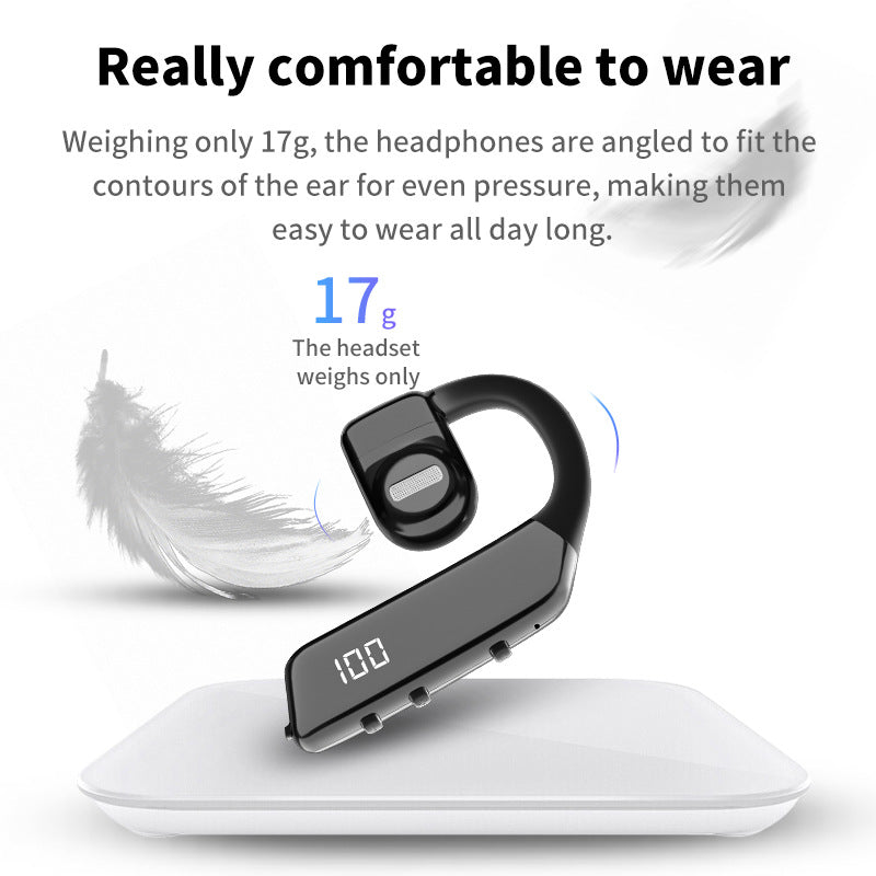 Eprolo OWS wireless Bluetooth earphones with hanging design, noise cancelling, low latency, and long battery life for business use