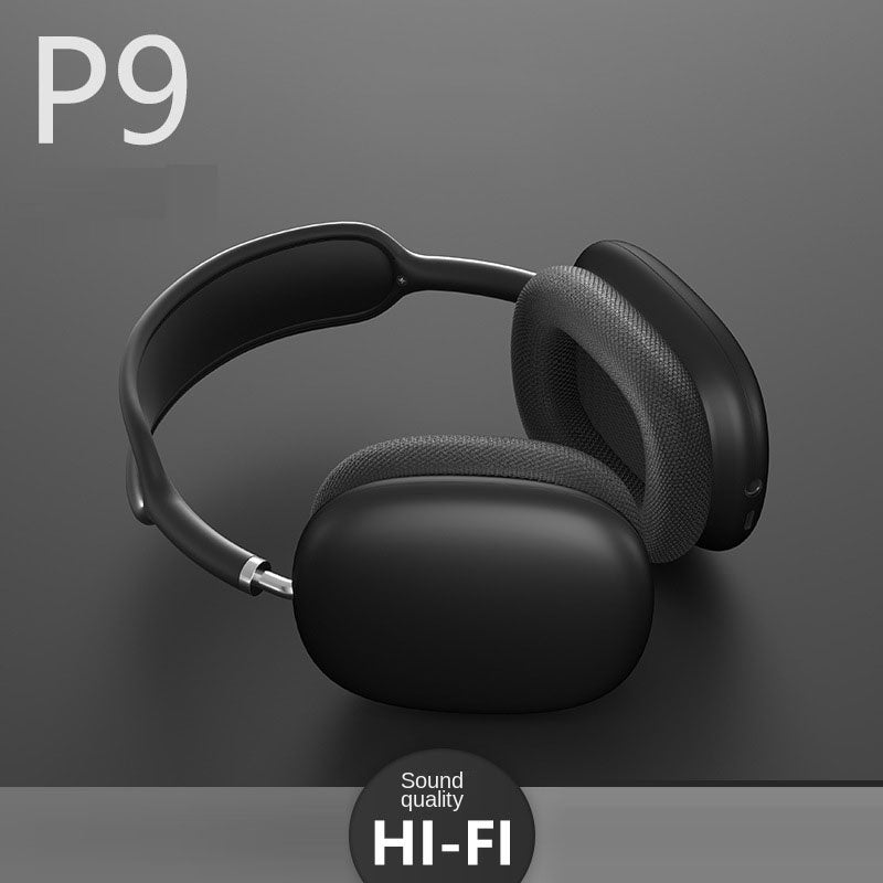eprolo P9AirMax wireless Bluetooth headset with earphones, featuring in-ear design and inline microphone for phone calls.