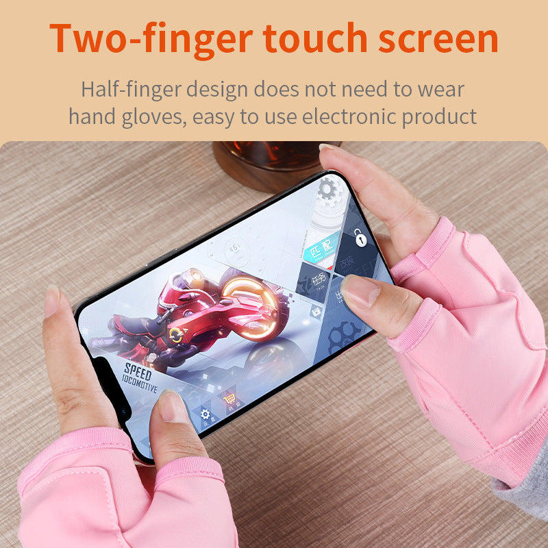 Autumn and Winter Electric Gloves Intelligent Long Range USB Heating Gloves Gaming Office Outdoor Heating Gloves - American Smart