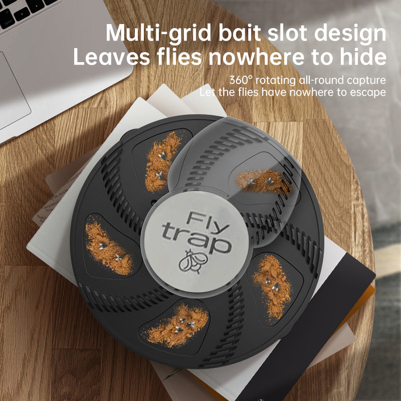 eprolo automatic fly trap with removable pest catcher for household and kitchen use, designed to attract and trap flying insects