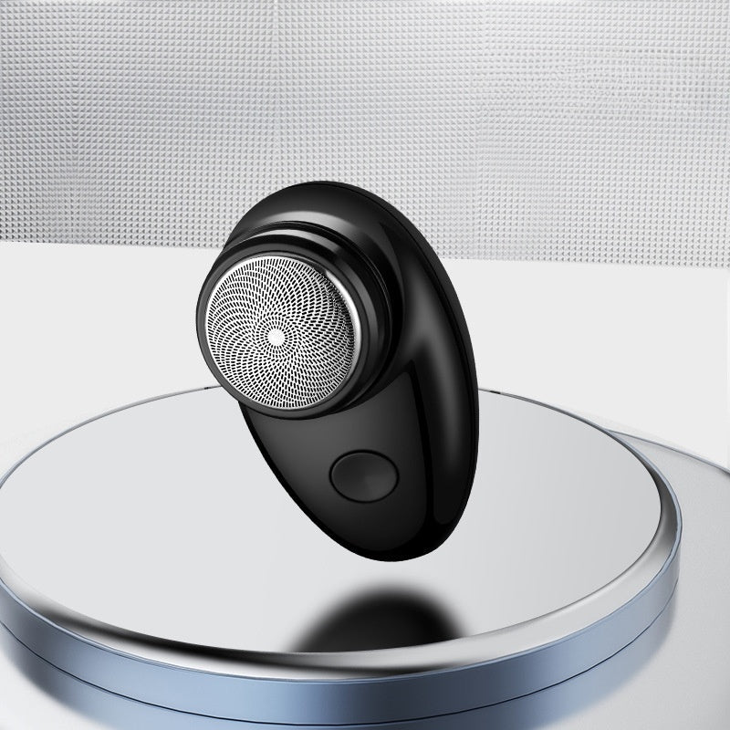 Eprolo portable rechargeable mini electric shaver with steel body, compact design, suitable for travel grooming.
