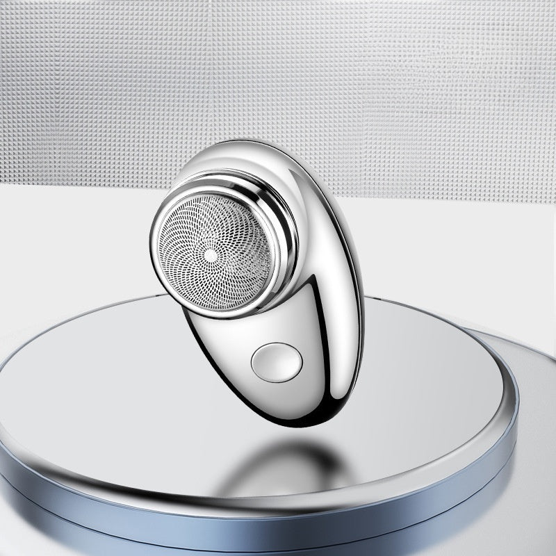 Eprolo portable rechargeable mini steel electric shaver with compact design, ideal for travel grooming and on-the-go use.