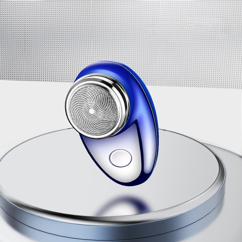 Compact eprolo portable rechargeable steel mini electric shaver, ideal for travel and quick grooming.
