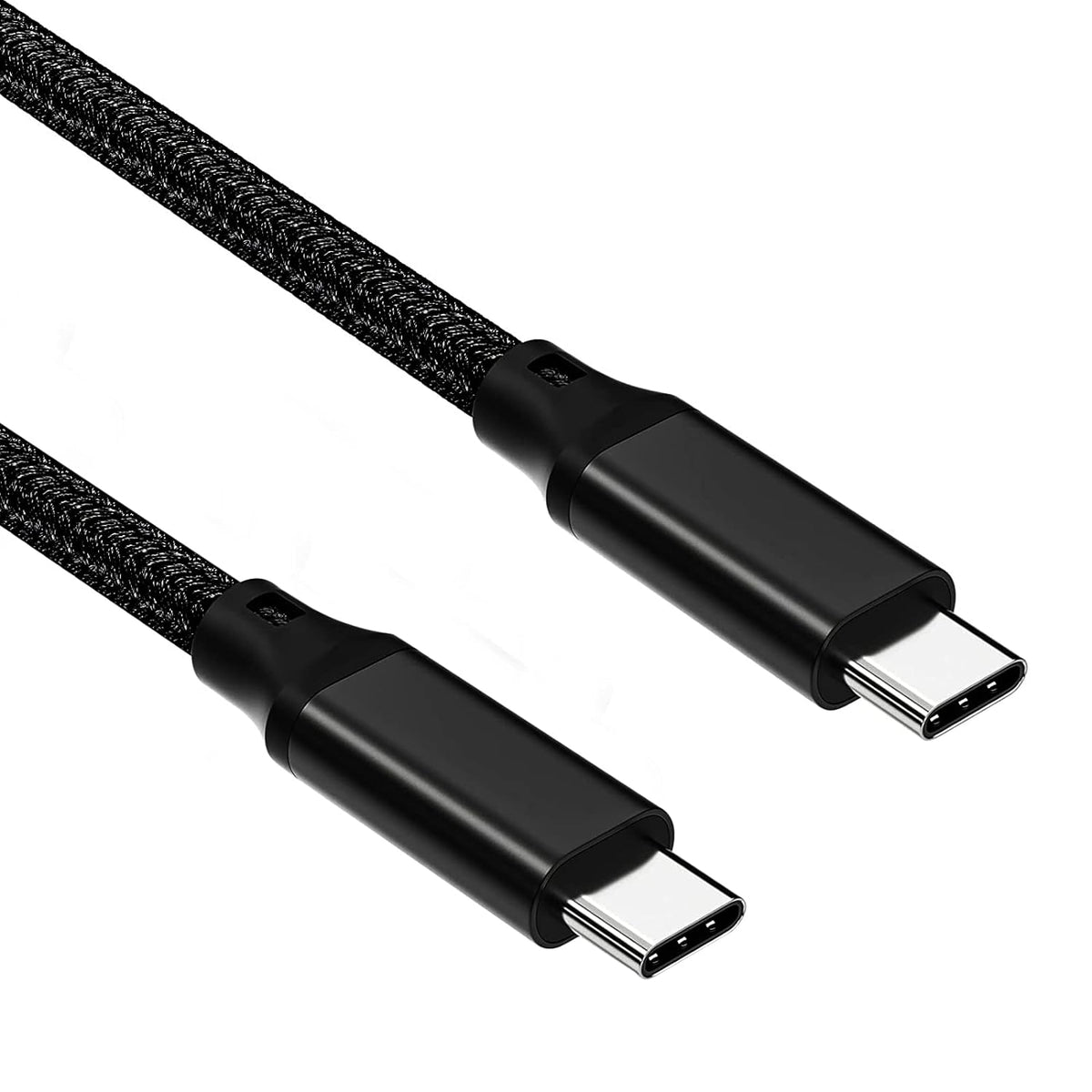 Eprolo QCable C100 black Ethernet cable with textured rubber insulation and gold-plated connectors for reliable network connection