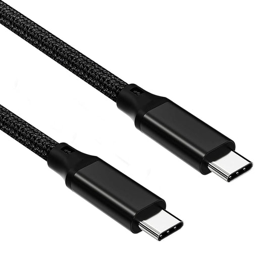 Eprolo QCable C100 black Ethernet cable with textured rubber insulation and gold-plated connectors for reliable network connection