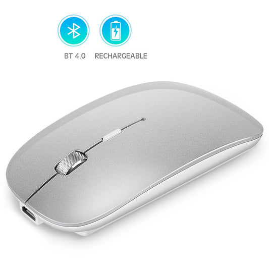 Wireless Bluetooth metal roller mouse by eprolo, featuring a rechargeable design, dual-mode functionality, suitable for phones and tablets.
