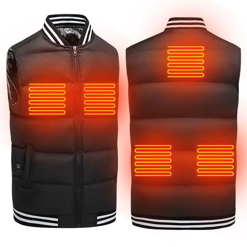 Eprolo USB charging heated vest for men and women, intelligent heating collar tank top with electric heating elements.