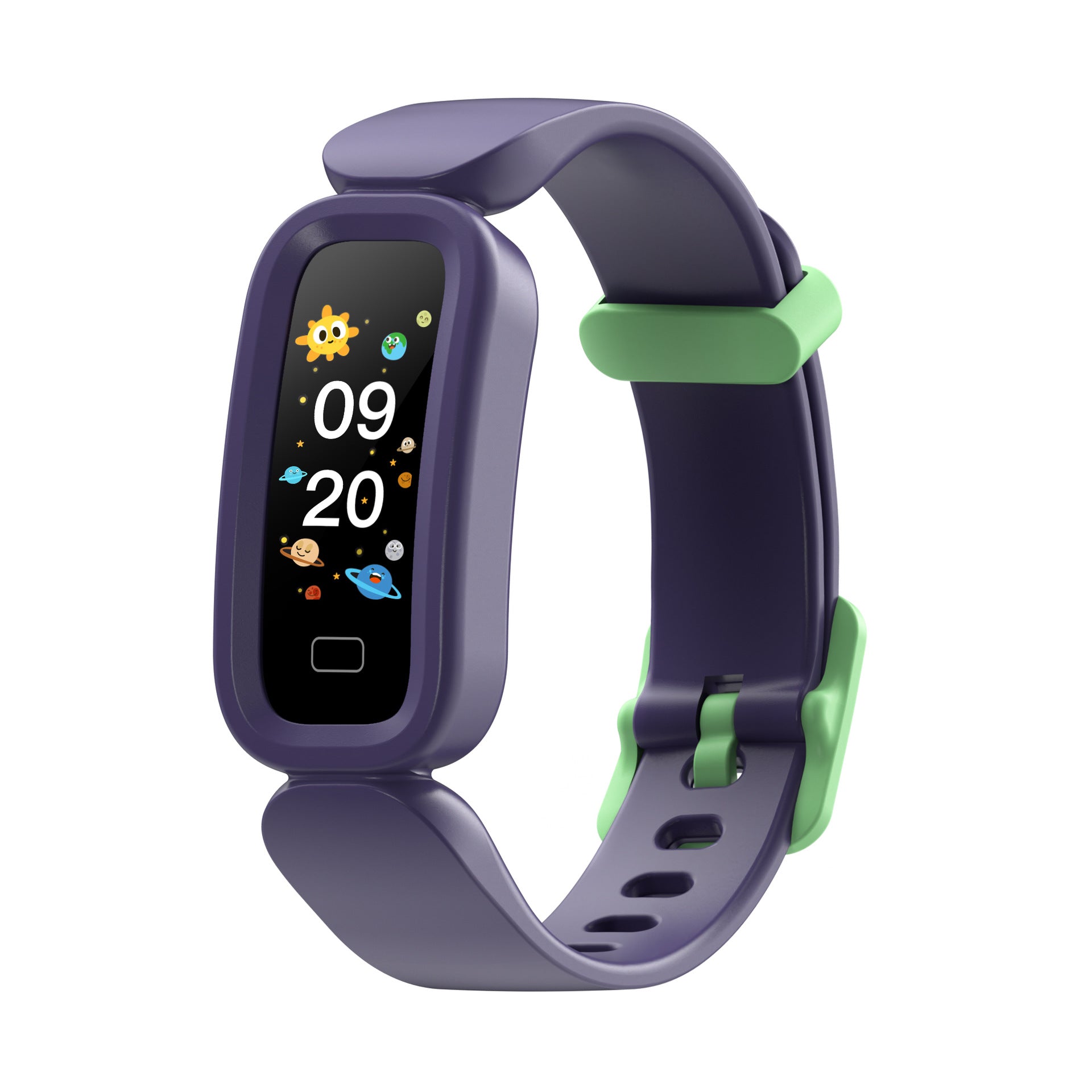eprolo S90 smart bracelet for children with alarm clock, heart rate, sleep monitoring, Bluetooth, and pedometer features.