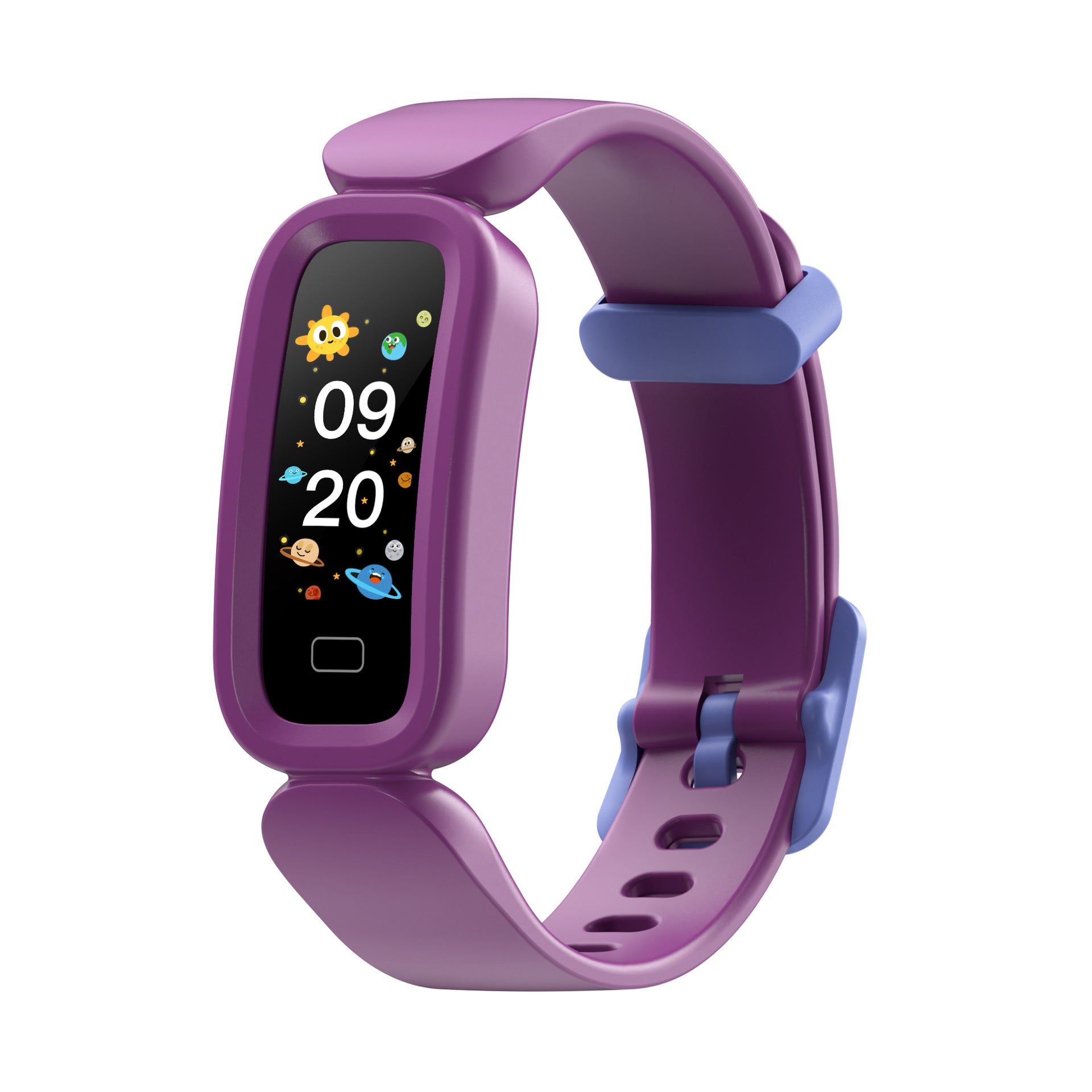 eprolo S90 smart children's bracelet with alarm clock, heart rate monitor, sleep tracking, Bluetooth, and pedometer features.