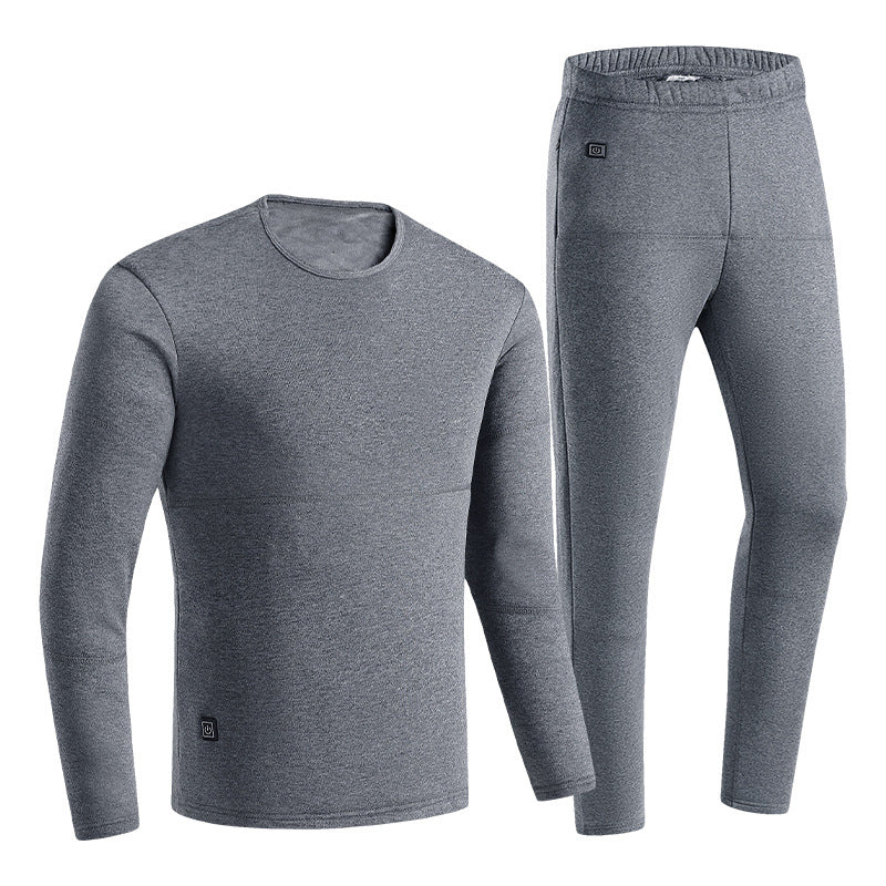 Eprolo autumn and winter heating and insulation set for men and women with dual control and 22-zone constant temperature heating
