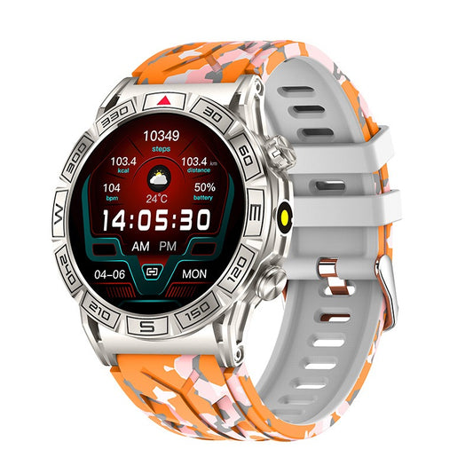 eprolo KC80 smartwatch with high-definition AMOLED screen, LED light, Bluetooth connectivity, and sports tracking features