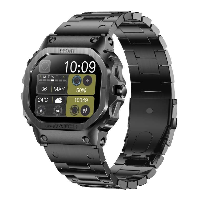 Eprolo I108 smartwatch with high-definition screen, Bluetooth call, sports band, blood oxygen monitor, and IP68 waterproof design.