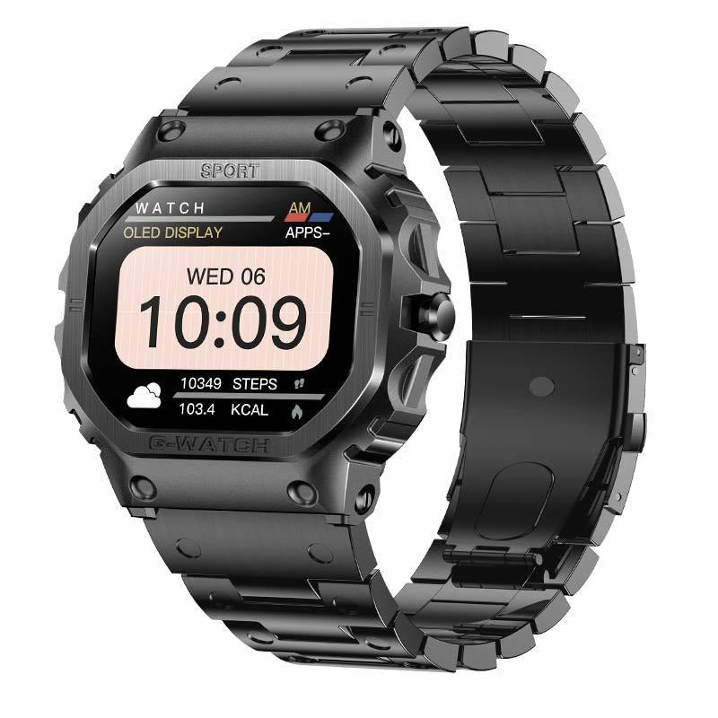 Eprolo I108 smartwatch with high-definition screen, Bluetooth call, sports band, blood oxygen monitor, and IP68 waterproof design.