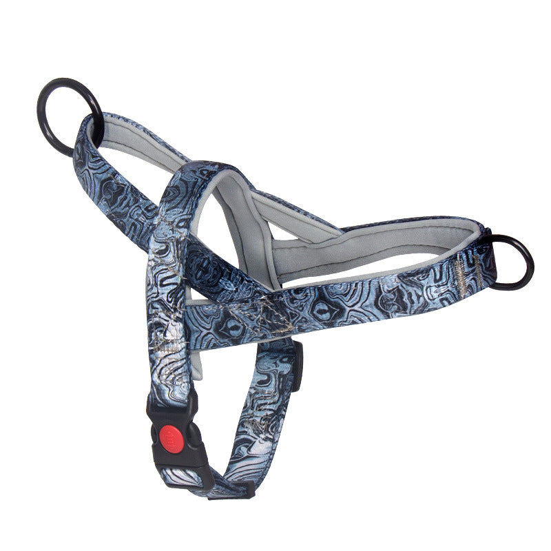 Dog Harness with Anti-Pulling Feature for Medium and Large Breeds, Lab, Golden Retriever, Dog Leash, Dog Chain - American Smart