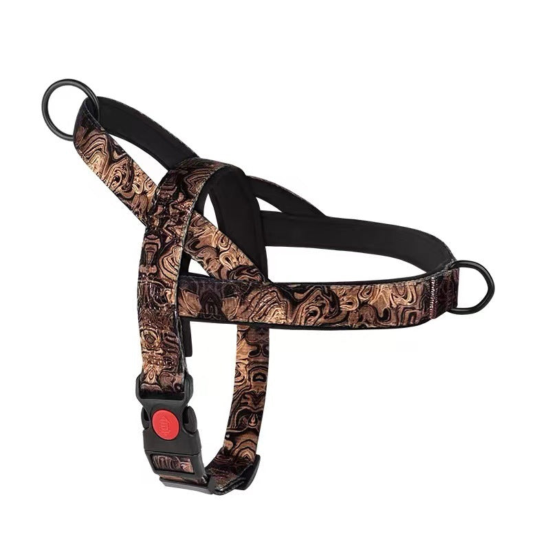 Dog Harness with Anti-Pulling Feature for Medium and Large Breeds, Lab, Golden Retriever, Dog Leash, Dog Chain - American Smart