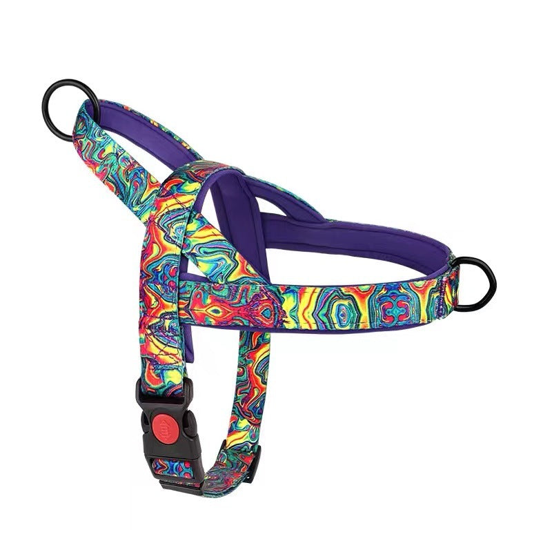 Dog Harness with Anti-Pulling Feature for Medium and Large Breeds, Lab, Golden Retriever, Dog Leash, Dog Chain - American Smart