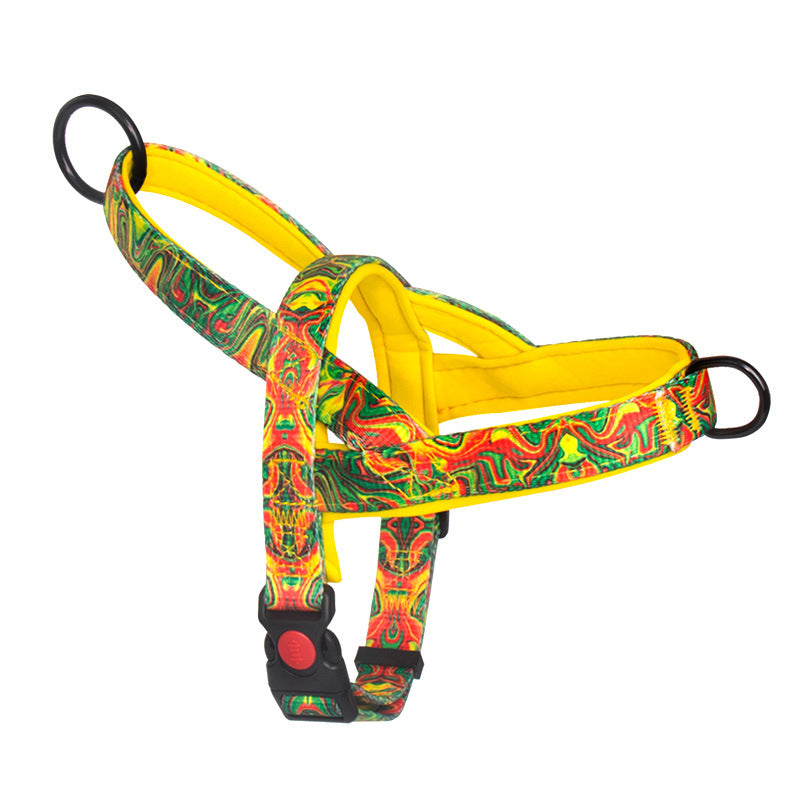 Dog Harness with Anti-Pulling Feature for Medium and Large Breeds, Lab, Golden Retriever, Dog Leash, Dog Chain - American Smart