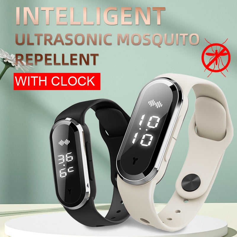 Eprolo ultrasonic mosquito repellent bracelet for children and adults, electronic watch style, safe for pregnant women, household use