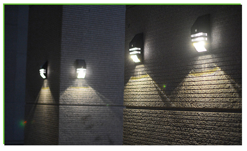 Eprolo solar LED wall lamp with infrared sensor, human body detection, suitable for home corners, with 3-5m induction distance.