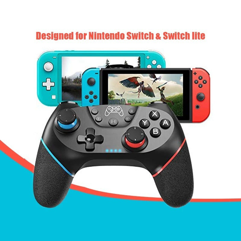 Switch Bluetooth wireless game controller PC controller with screenshot six axis gyroscope accelerator supporting wake-up - American Smart