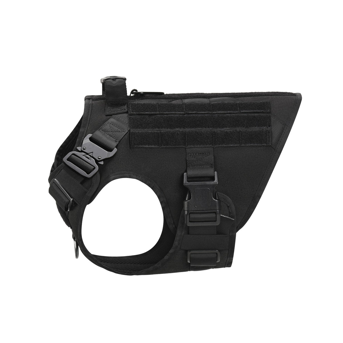 Eprolo nylon tactical dog training vest with adjustable straps and leash attachment for dogs, designed for training and outdoor activities.