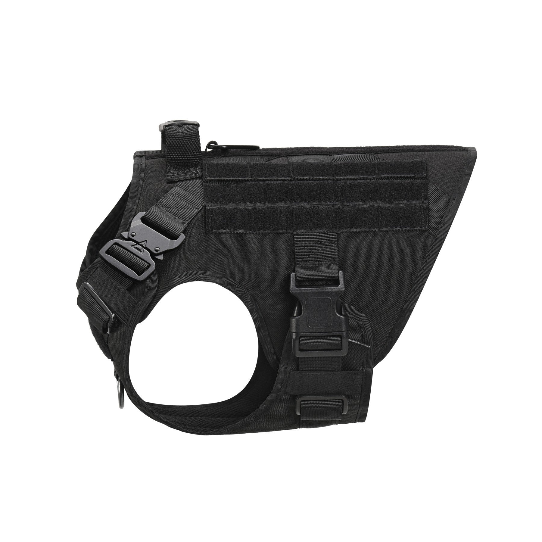 Eprolo nylon tactical dog training vest with adjustable straps and leash attachment for dogs, designed for training and outdoor activities.