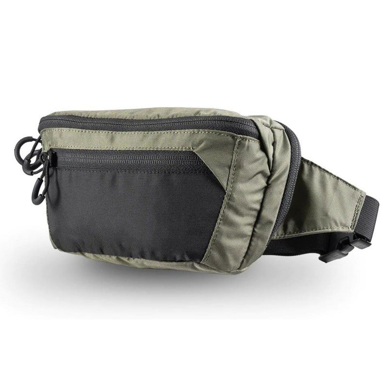 Eprolo tactical Molle chest and waist CCW bag with pistol holster, suitable for EDC and hunting, shown with adjustable straps.