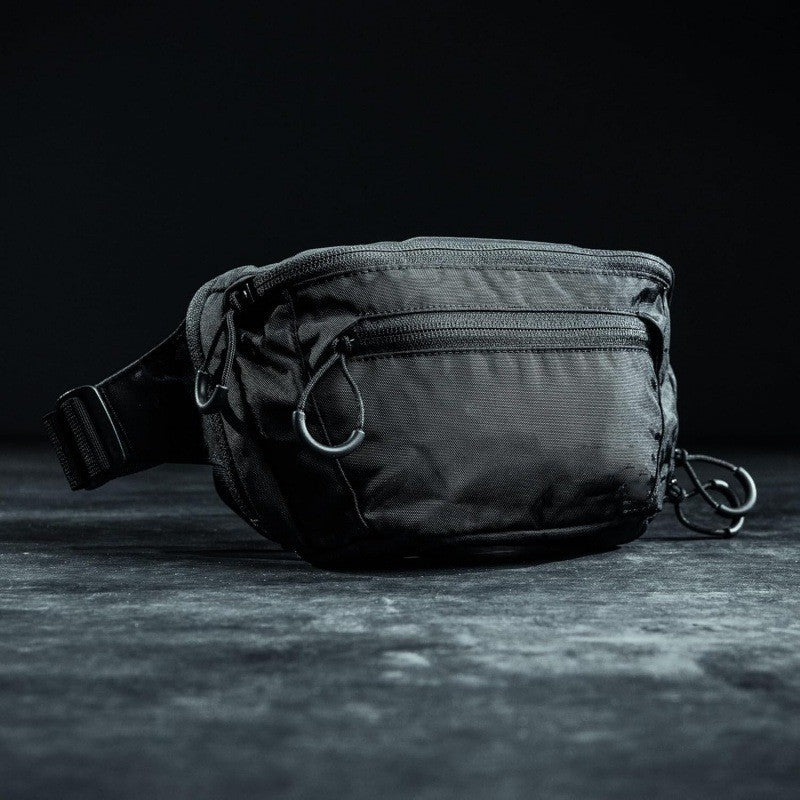 Eprolo tactical Molle chest and waist CCW bag with pistol holster, suitable for EDC and hunting, featuring multiple compartments.
