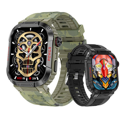 eprolo TK25 outdoor sports smart watch with IP68 waterproof design, Bluetooth call, health monitoring, and low-power features.