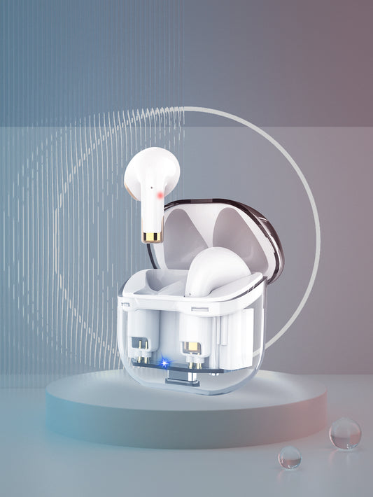 eprolo transparent Bluetooth headset APRO11 with noise reduction, true wireless sports design, 5.3TWS call and gaming headset