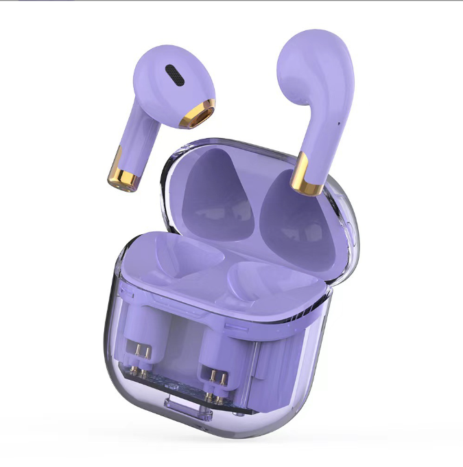 Eprolo transparent Bluetooth headset APRO11 true wireless sports earphones with noise reduction and call quality features