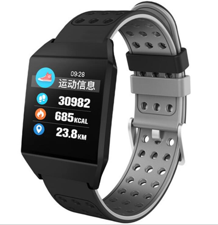 eprolo W1S Smart Watch bracelet with heart rate, blood pressure monitor, fitness tracking, and sleek digital display.