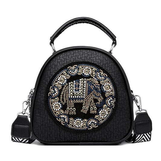 Eprolo women's vintage multi-layer shoulder and crossbody tote bag with large capacity and versatile design for casual commute.