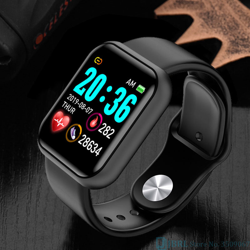 Eprolo women and men smart fitness band with Bluetooth, touchscreen display, and adjustable wristband for Android and iOS.