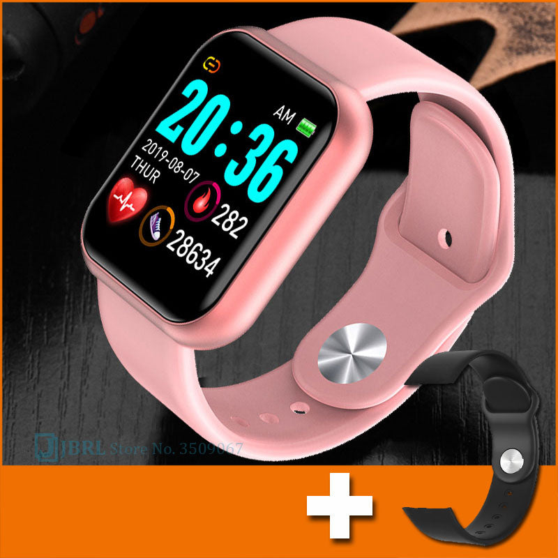 Eprolo women and men smart fitness band with Bluetooth, touchscreen display, wristband, compatible with Android and iOS devices