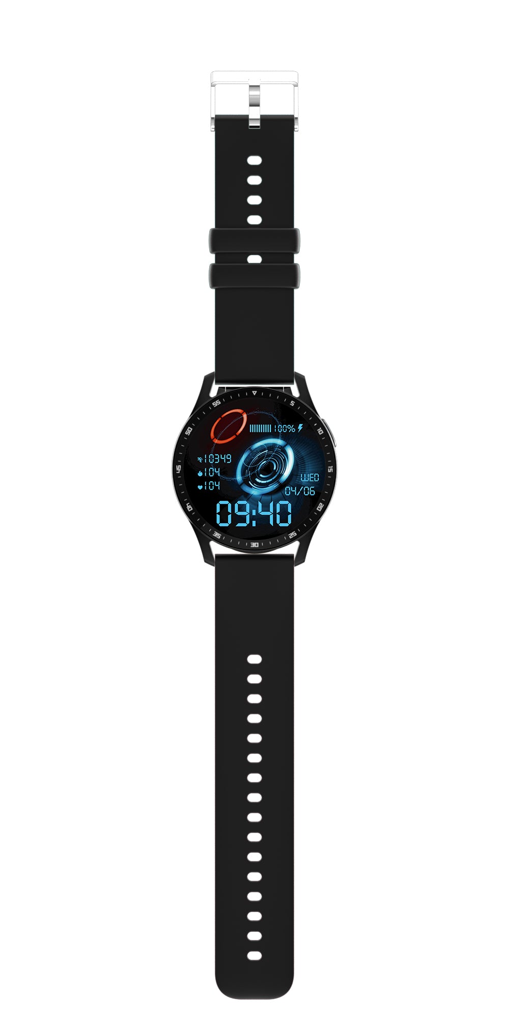 Eprolo X7 smart watch with TWS Bluetooth headset, ultra-thin sports bracelet, showing digital display and sleek design.