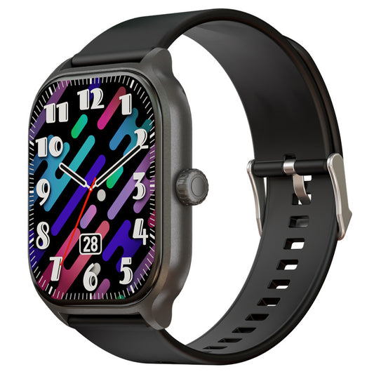 Eprolo X8 men's smartwatch with 2.01-inch display showing Bluetooth call icons, heart rate, blood pressure, sleep tracking, and exercise features.